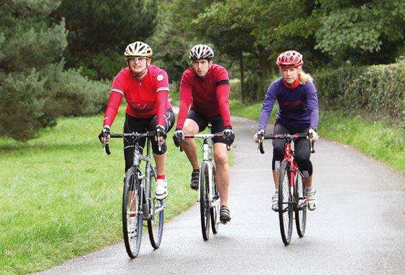 Cycling routes around Llandeusant